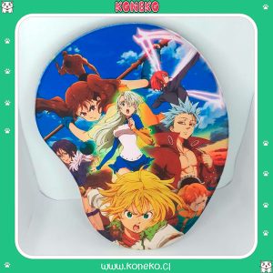 Mousepad Con Almohadilla - Nanatsu no Taizai #1