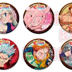 Set 9 Chapas Nanatsu no Taizai 58mm