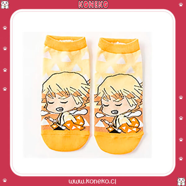 Calcetin Kimetsu no Yaiba – Zenitsu Agatsuma