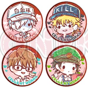 Set 8 Chapas 58 mm Cells at Work!