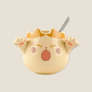 Tazón Gato Amarillo