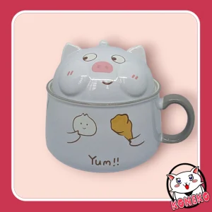 Bowl para Ramen Pig Kawaii Celeste
