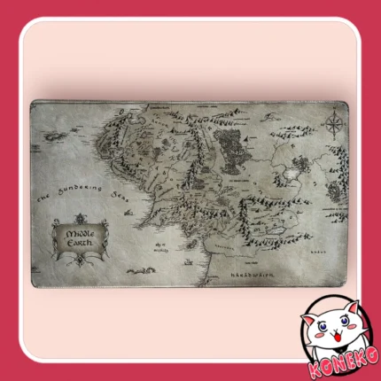 Playmat Señor de los Anillos Mapa de la tierra media